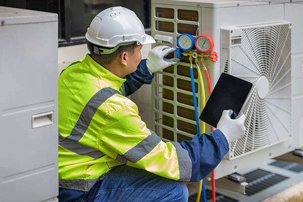 Professional Hvac Maintenance technician working in Solsville, NY